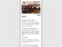 Tablet Screenshot of mamabravo.com